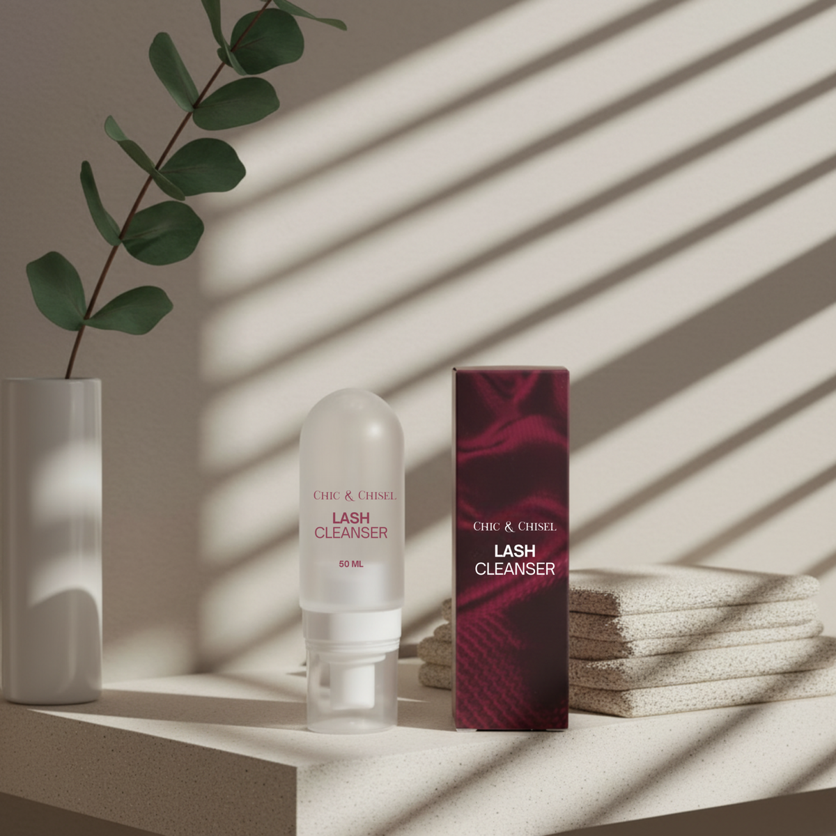 Lash cleanser