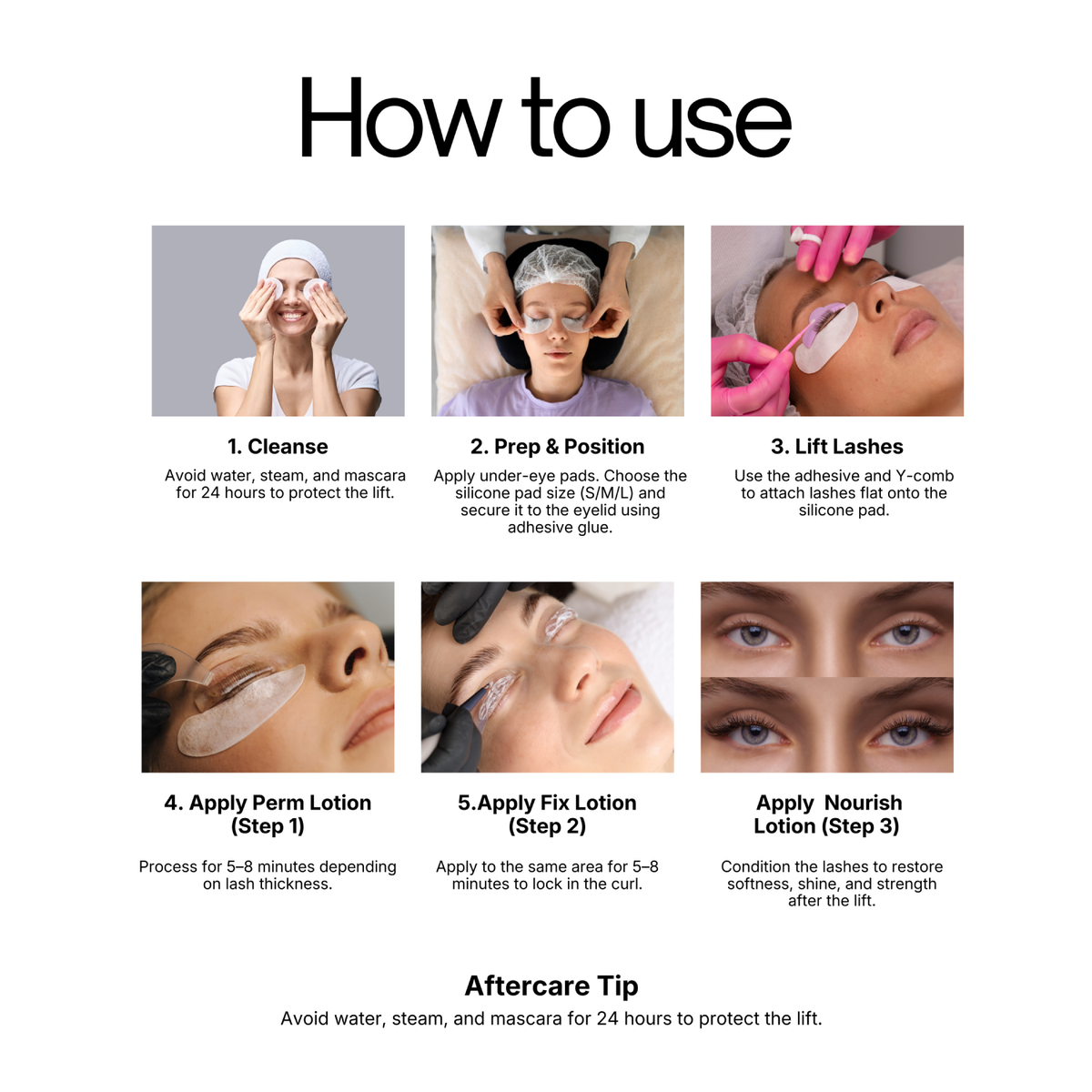 Chic & ChiselEyelash lifting Kit - 4 Piece